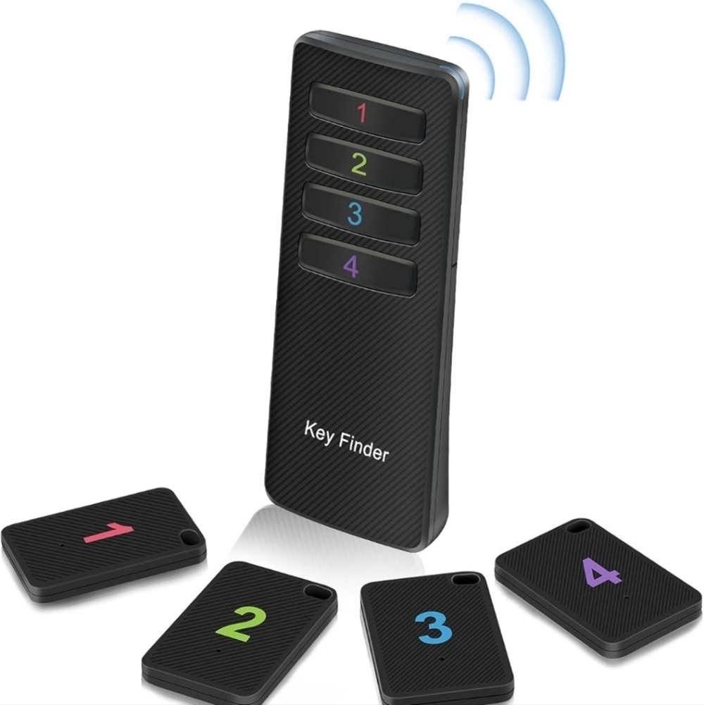 Carbon Fiber Key Finder Set 4 finders black